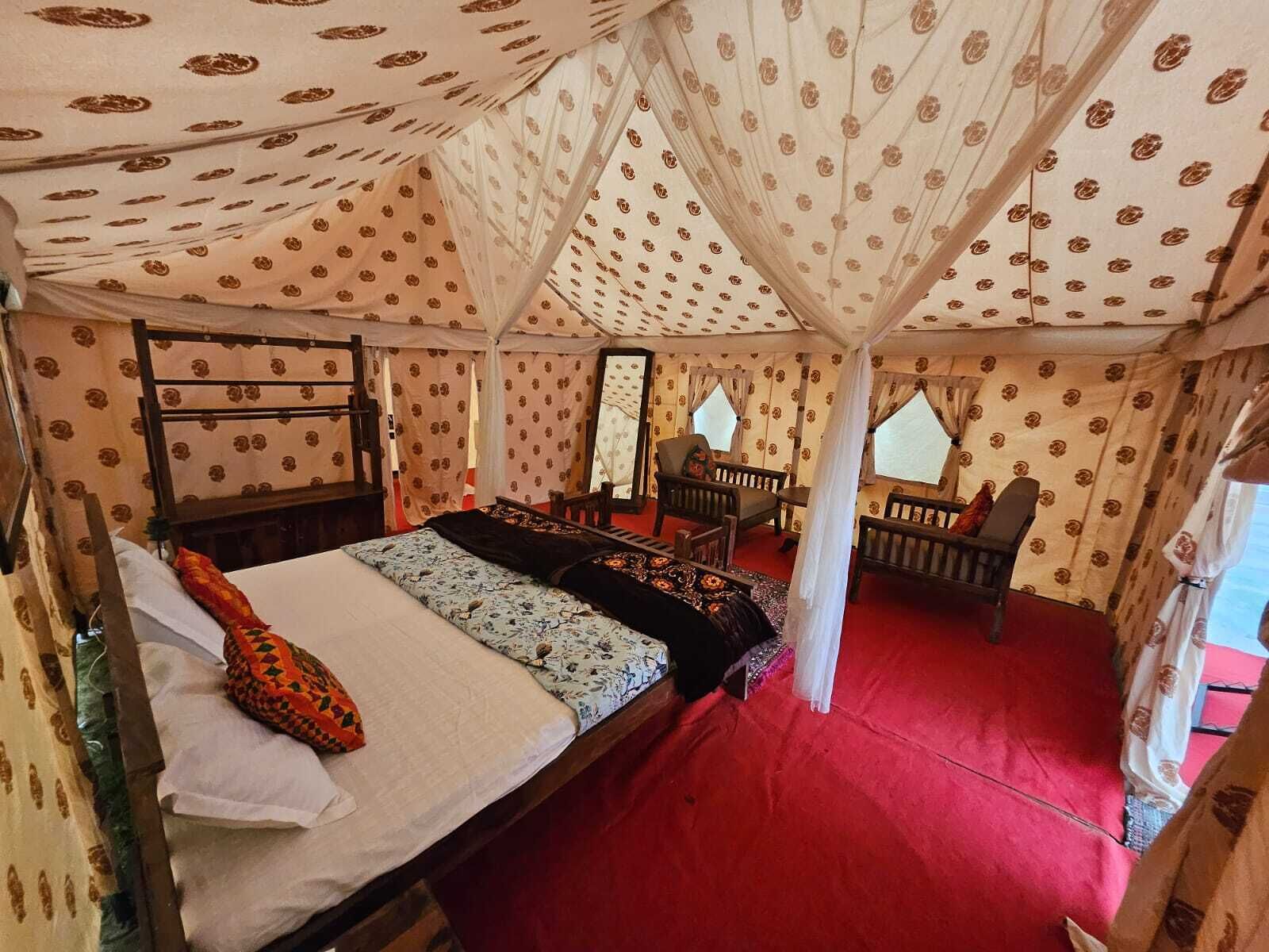 Luxury Tent | Memory-foam beds, desk, free WiFi