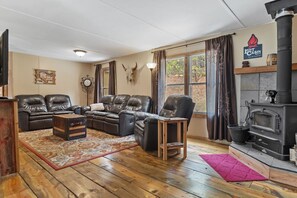 TV connectée, cheminée