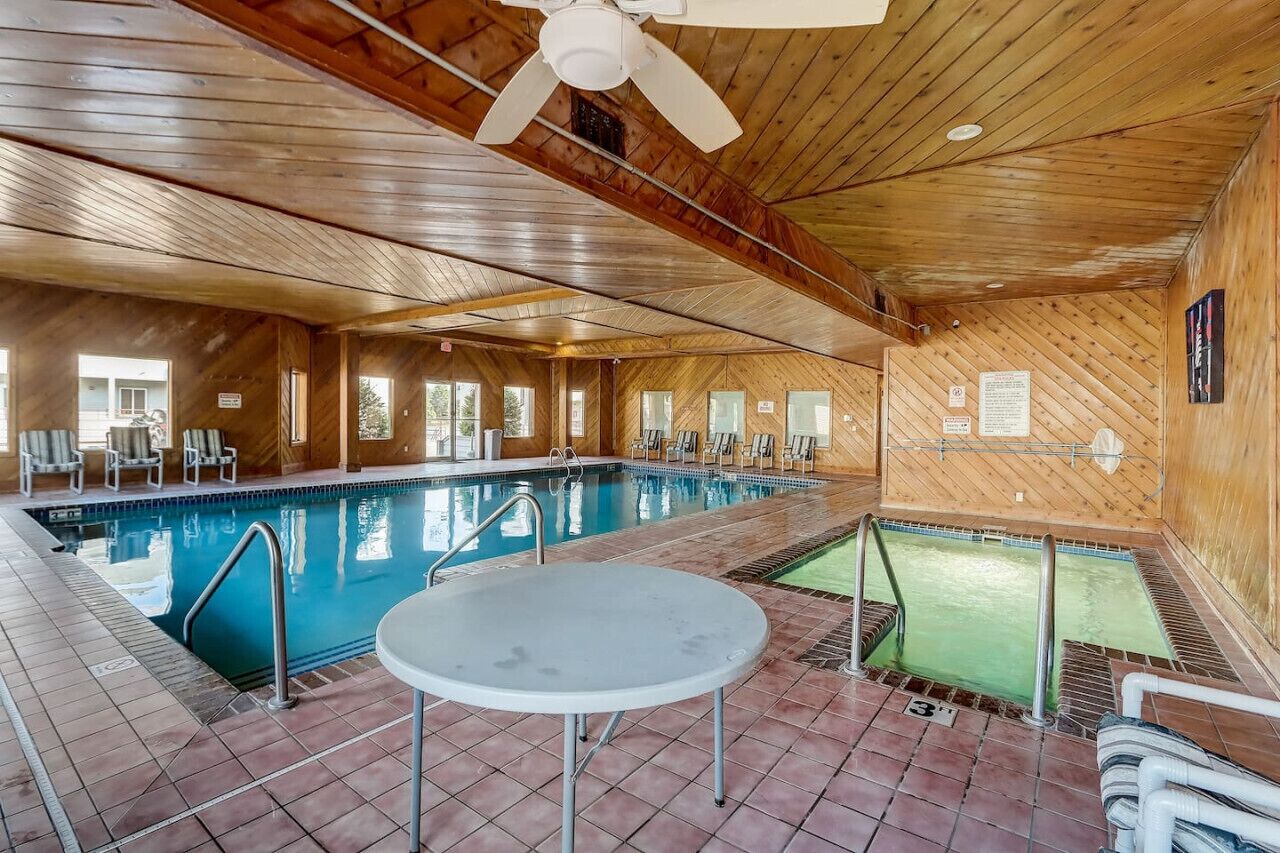 Indoor pool, a heated pool