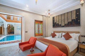 Deluxe Suite | Minibar, iron/ironing board, free WiFi, bed sheets - Riad Atlas Palace (Marrakech)