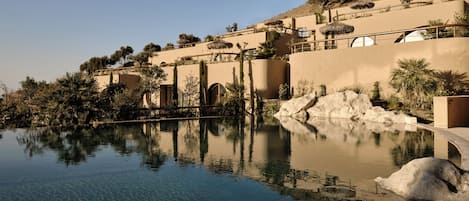 Indoor pool, outdoor pool, free cabanas, pool umbrellas