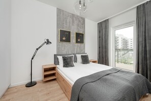 Appartamento, 1 camera da letto, balcone | 1 camera, lenzuola