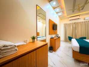 Chambre Deluxe, vue sur la ville | Literie hypoallergénique