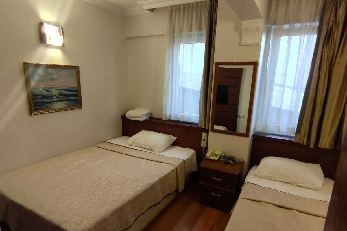 基础双床房 | 埃及棉床单、高档床上用品、笔记本电脑工作区、免费 WiFi