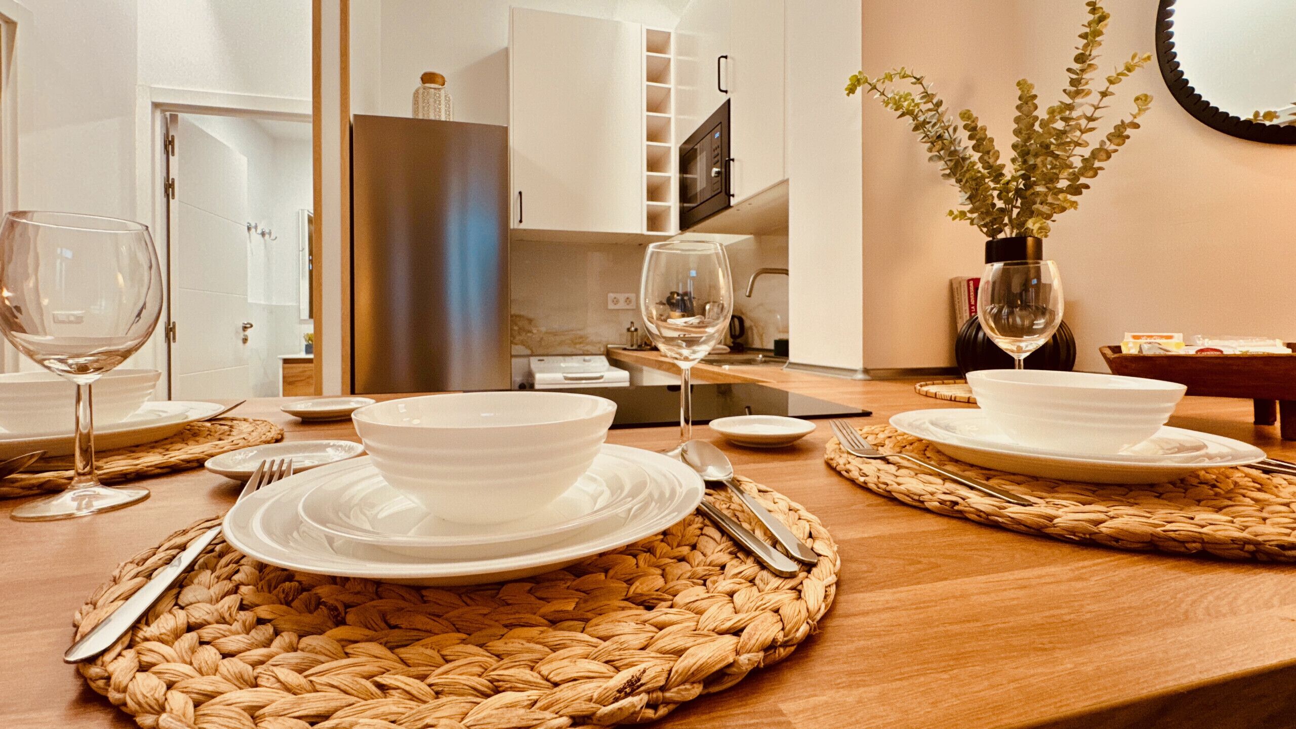 Fridge, microwave, coffee/tea maker, electric kettle