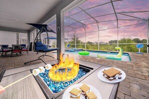 Indoor pool, a heated pool