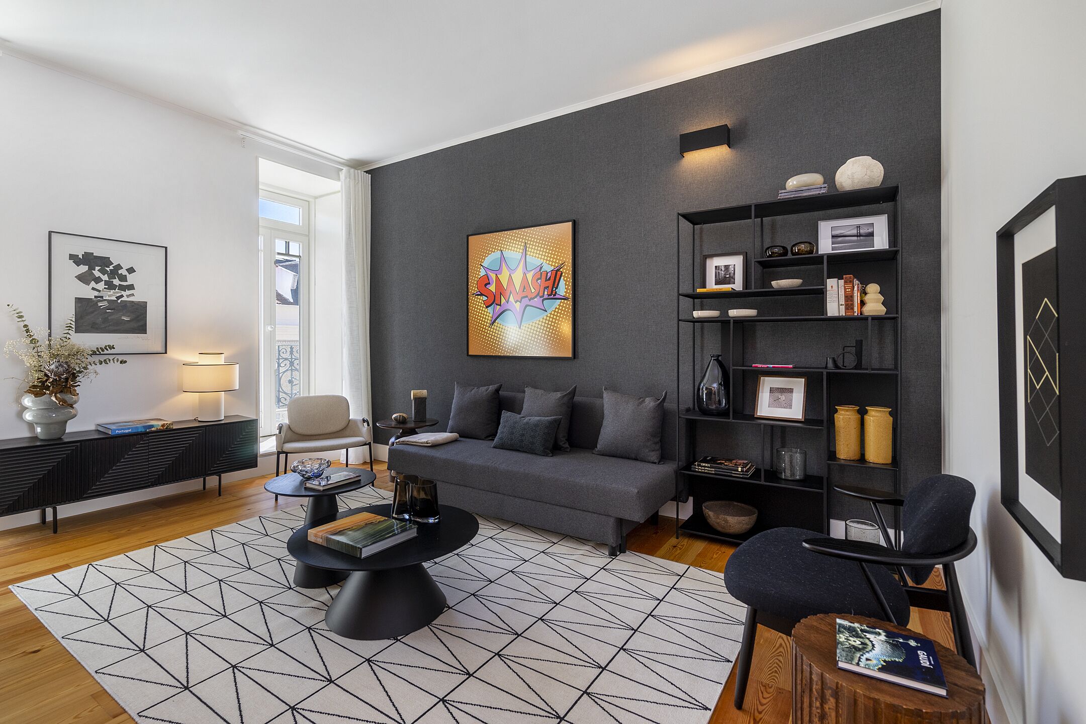 Cardiff 3B | Area soggiorno | TV a schermo piatto