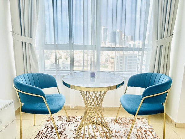 Interior - lagoon view - 1BHK entire apartment (Sharjah)