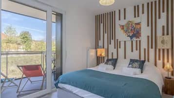 1 habitación, cuna de viaje, wifi y ropa de cama