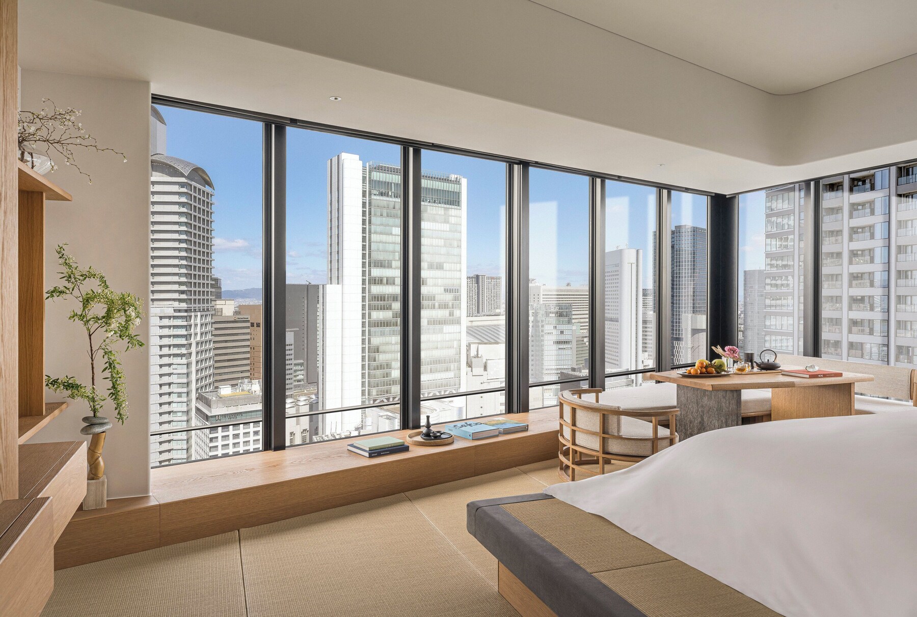 Suite Premier, 1 cama King size, en esquina (Tatami) | Vista a la ciudad