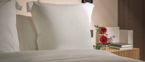 Premium bedding, down duvets, pillow-top beds, minibar
