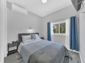 Premium-Apartment | 2 Schlafzimmer, Betten mit Memory-Foam-Matratzen, individuell dekoriert