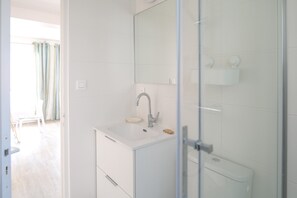 Shower, hair dryer
