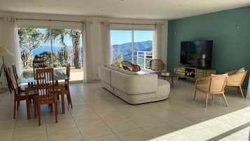 电视、壁炉、书