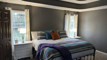 3 bedrooms, iron/ironing board, travel crib, WiFi