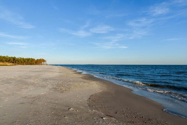 Beach - Another Happy Clam, Beachside, 4/2, community POOL, dog friendly, sleeps 10 (Dauphin Island)