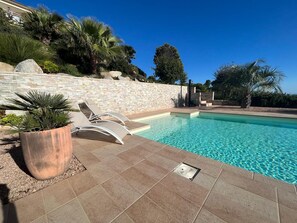 Outdoor pool - Studio "Giovanna" avec piscine & vue sur la baie d'Ajaccio ! (Alata)