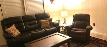 A quiet country retreat 8 miles from town.