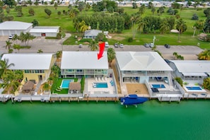 Exterior - Pool, Key Colony Beach, Dock, Across from the Golf Course (Key Colony Beach)