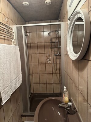 Huis, 2 slaapkamers, terras | Badkamer