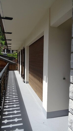 Exterior detail - Wifi, 350m from ski lifts, 1st floor, view village, balcony, parking, 60m², Les Gets (Les Gets)