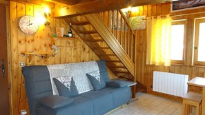 Living area - Wifi, 2nd floor, balcony, tv, ski locker, 35m², Les Gets (Les Gets)