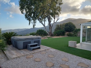 Terrace/patio - Grande Villa 10/12 Pers vue mer + Véhicule (Alata)
