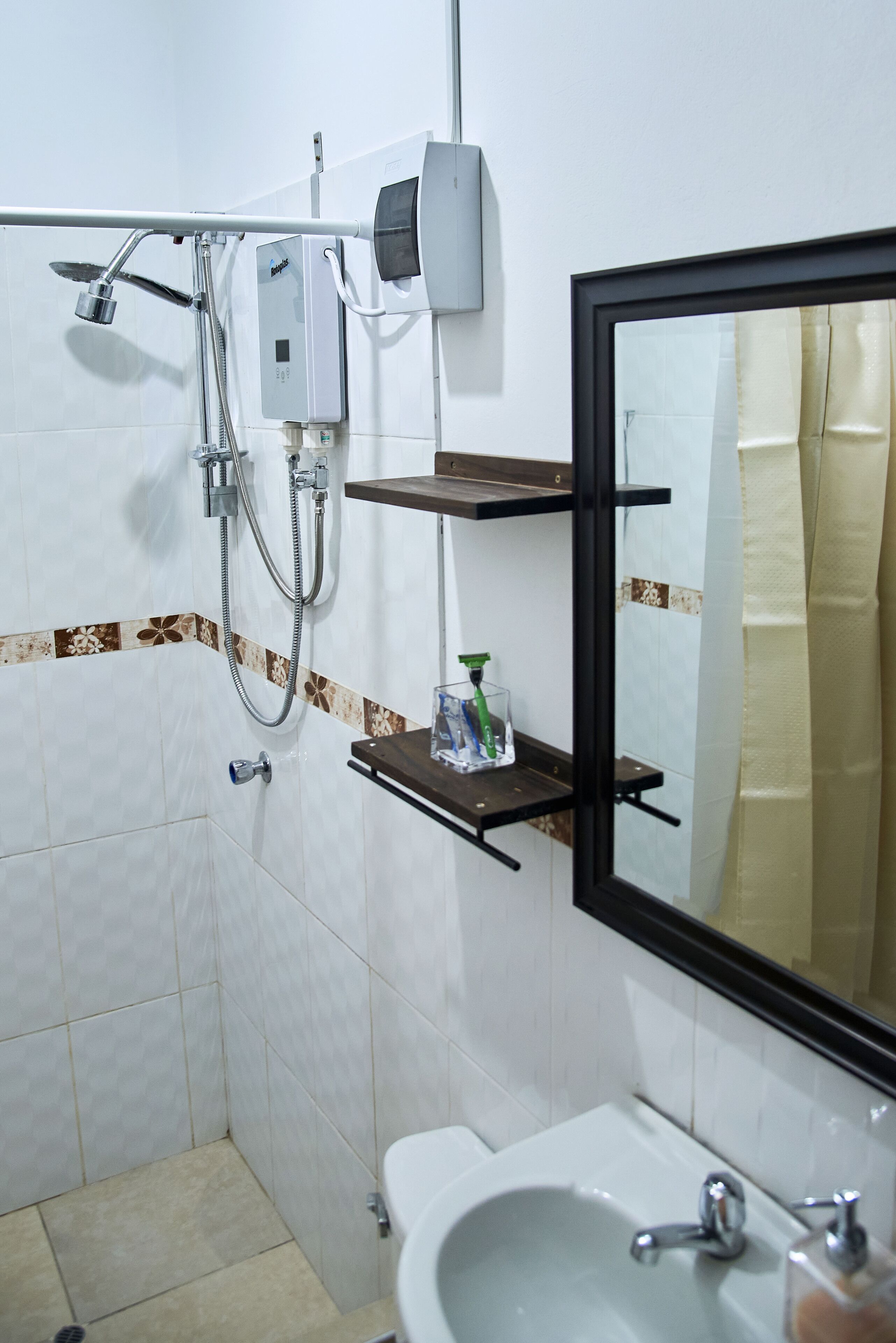 Towels, soap, toilet paper