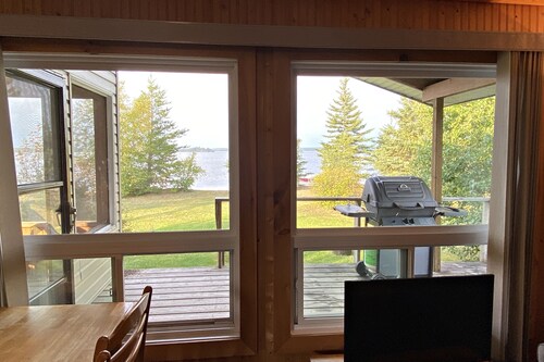 Escape to "Shore Beats Work" Come Fish Betula Lake