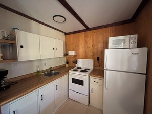 Kylskåp, mikrovågsugn, ugn och spishäll