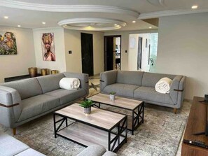 Smart TV, ping pong, books