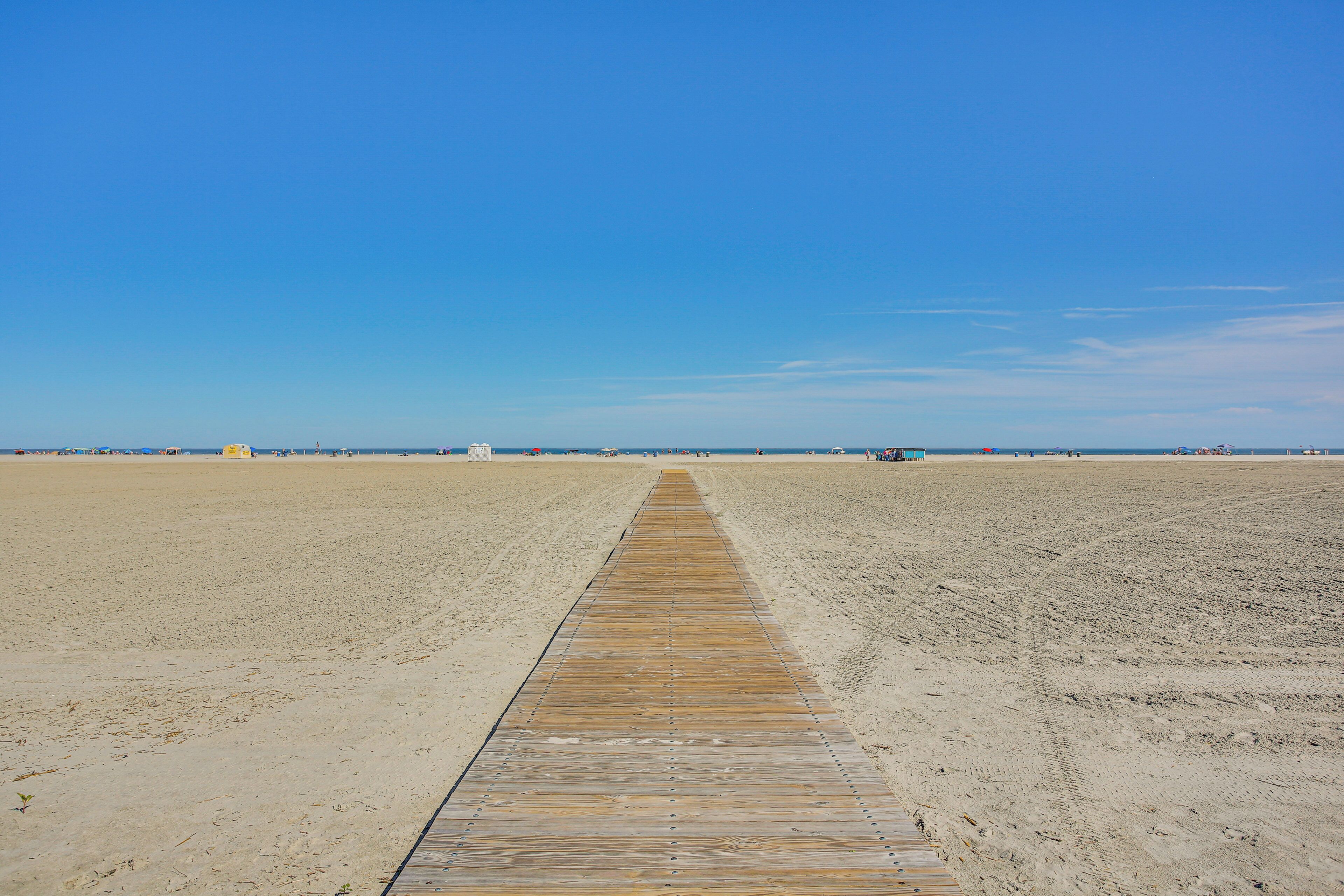 Una spiaggia nelle vicinanze