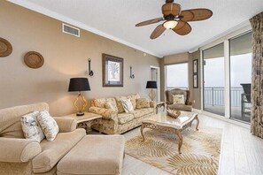 Condo, Multiple Beds (Palacio 1202) | Living area | TV - Palacio 1202 (Pensacola)