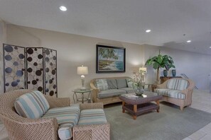 Condo, Multiple Beds (Palacio 1202) | Living area | TV - Palacio 1202 (Pensacola)