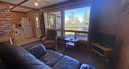 Wake up to waves at "Just Beachy"