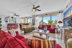 Condo, Multiple Beds (Hidden Dunes 203) | Living area