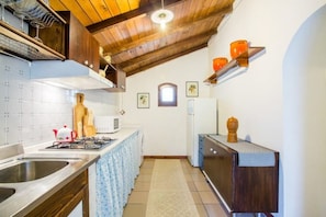 Fridge, microwave, stovetop, dishwasher - Wisteria House between beaches and mountains (Maracalagonis)