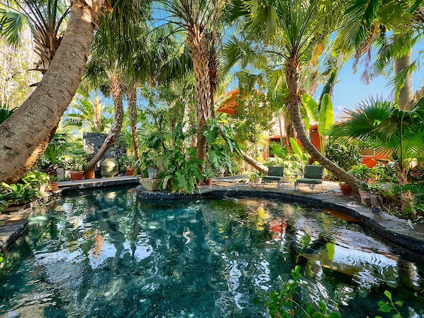 Una piscina climatizada