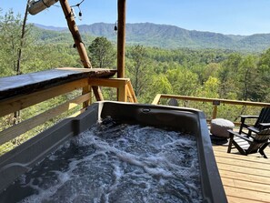 Unclassified image, 2 of 23, button - “Flying Squirrel” Glamping Tent *NEW HOT TUB* (Townsend)