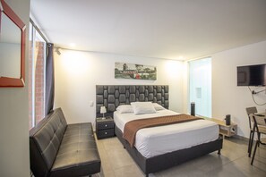 1 bedroom, free WiFi, bed sheets - Avenida el poblado con terraza (Medellín)