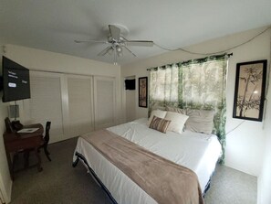 1 soveværelse, skrivebord, strygejern/strygebræt, Wi-Fi