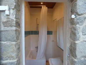 Shower, hair dryer