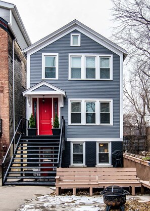 Exterior detail - Wicker Park 6bd/4ba, Steps from CTA, Parking Incl by AllSet Turnover (Chicago)