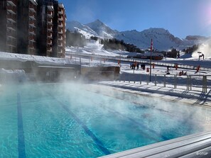 Pool - travelski home classic - Résidence Bellecôte - 2 pièces 5 personnes vue pistes F7 (La Plagne)