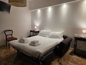 1 makuuhuone, ilmainen Wi-Fi, vuodevaatteet