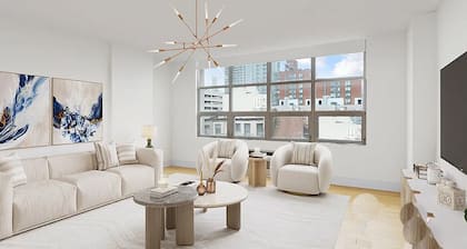 NYC Luxus, 3 Schlafzimmer/2 Badezimmer, Home Office, 10 Minuten von Times Square