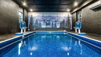 Indoor pool, a heated pool