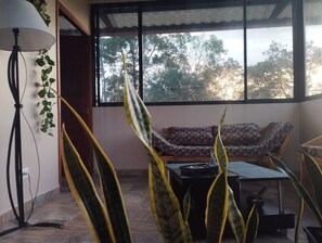 Interior - Bio-Hotel Bhakti,
Coffee rural cabin with view of the mountains and the forest (Cachipay)