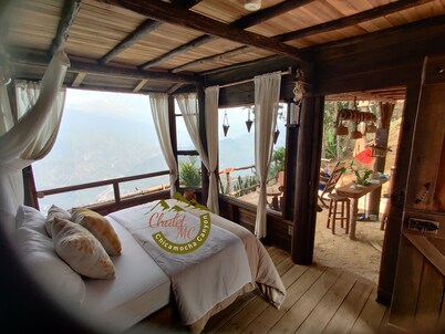Chalet con vista al Cañon del Chicamocha, totalmente equipado,  privado 