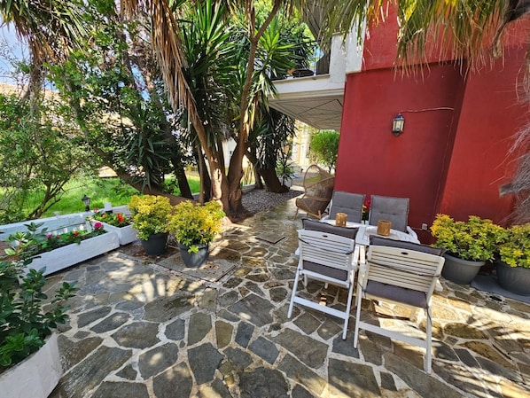 Apartment, 1 Bedroom, Smoking, Fireplace | Terrace/patio